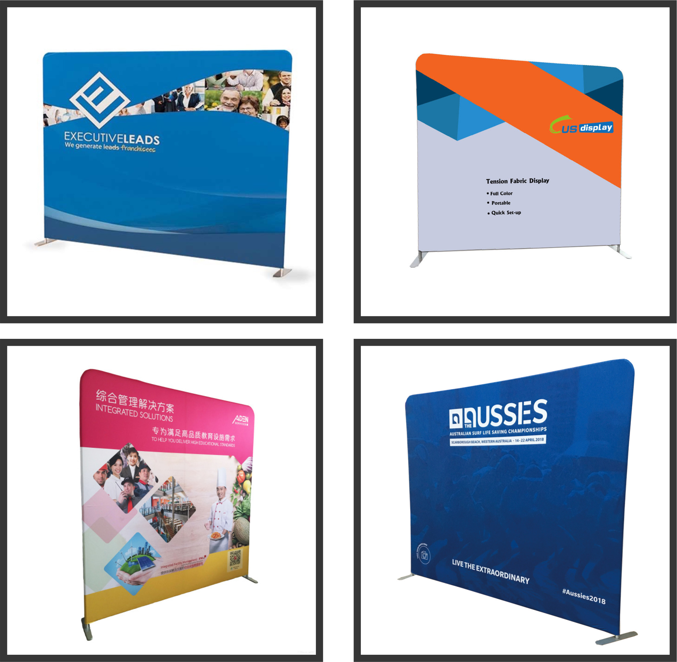 Exhibition booth and counter examples