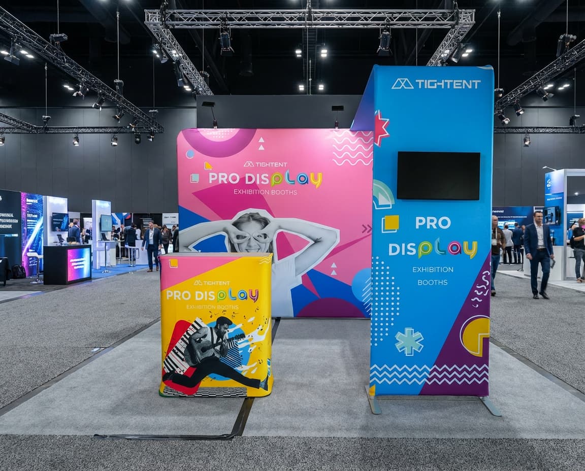 Corporate event stall setup