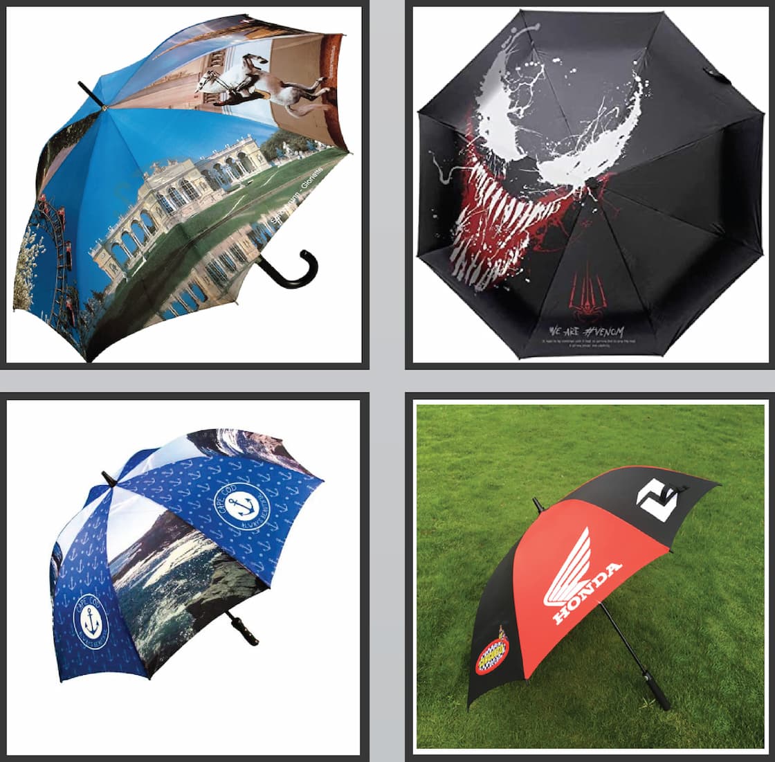 ตัวอย่างผลงานร่มสกรีน 1