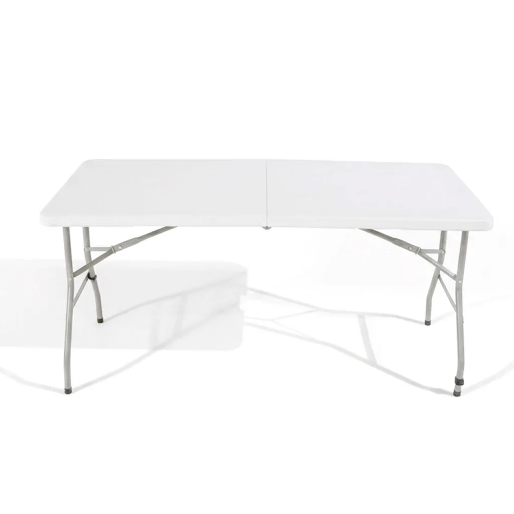 Folding table for banquets and booths
