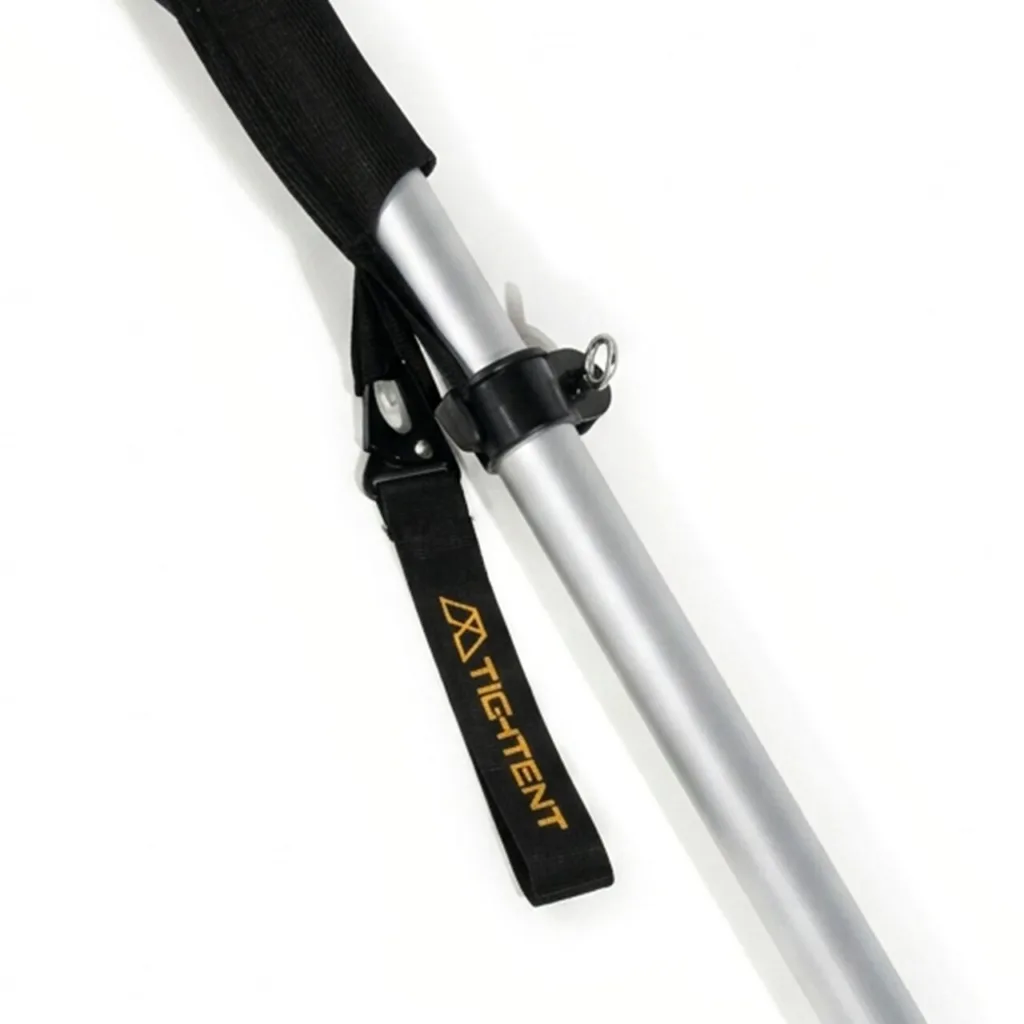 Aluminium pole, for flags that stay up long term