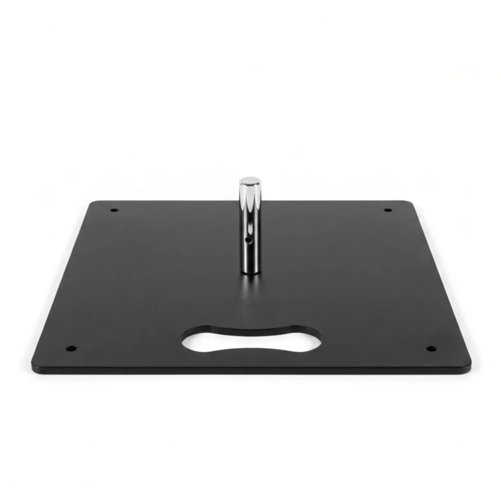 Square flag base